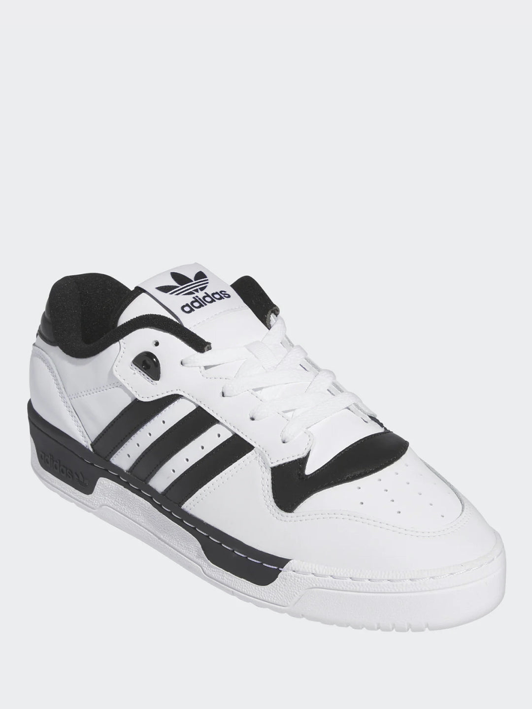 Adidas Rivarly Low sneakers bianco e nero in pelle
