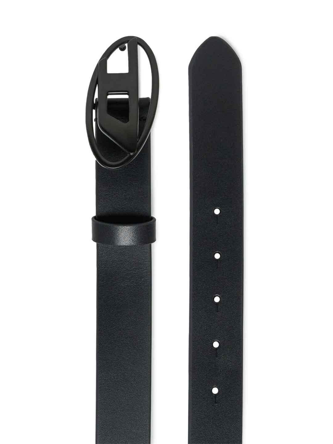 Diesel cintura nero in pelle