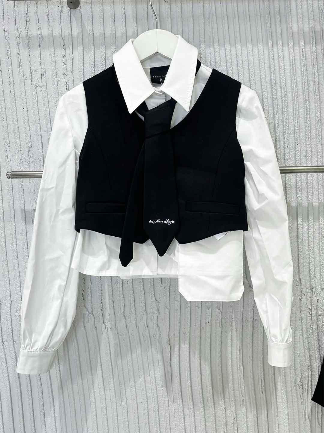 Marc Ellis gilet kids nero