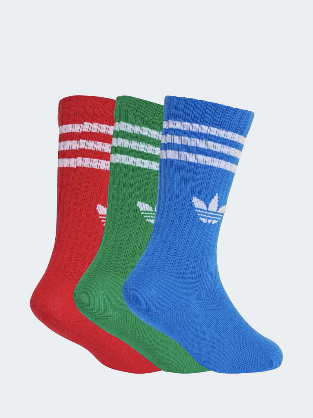 Adidas calzini kids multicolor set da 3 paia
