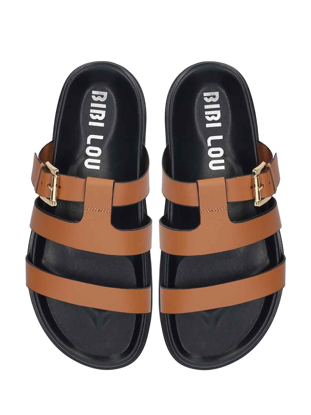 Bibi Lou Lisy Flat sandali cuoio