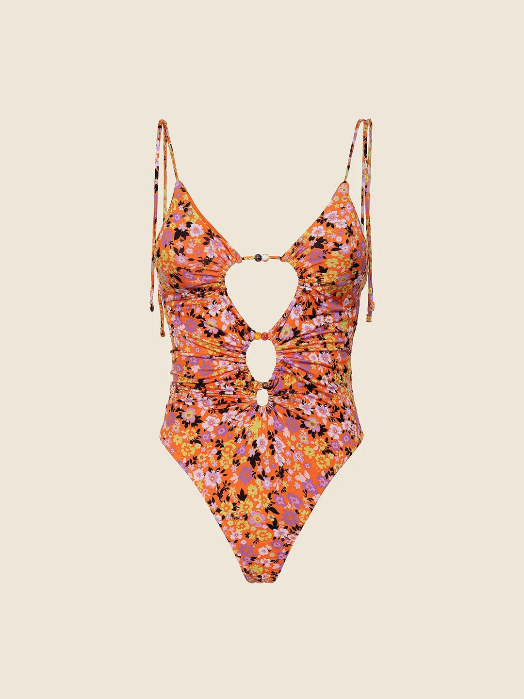 Me Fui costume arancio intero a fantasia