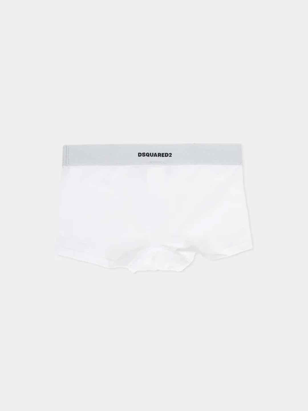 Dsquared 2 boxer kids bianco Icon