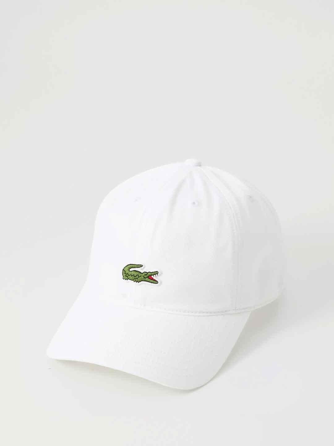 Lacoste cappello kids bianco