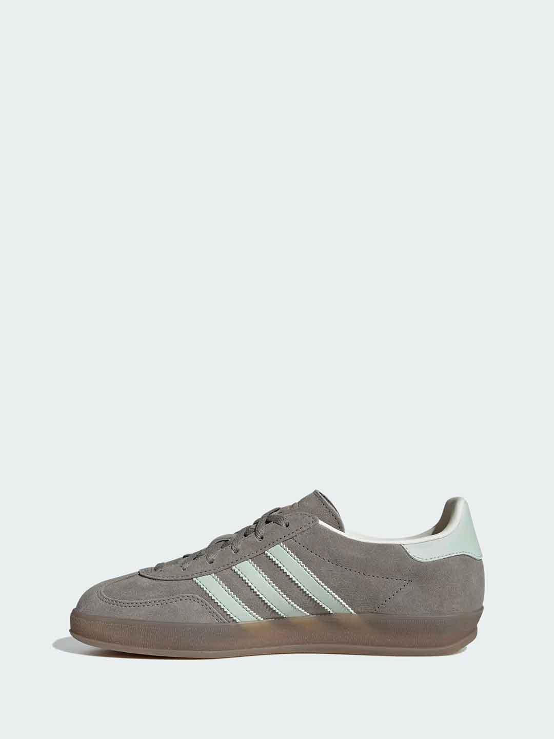Adidas Gazelle Indoor sneakers fango e verde acqua
