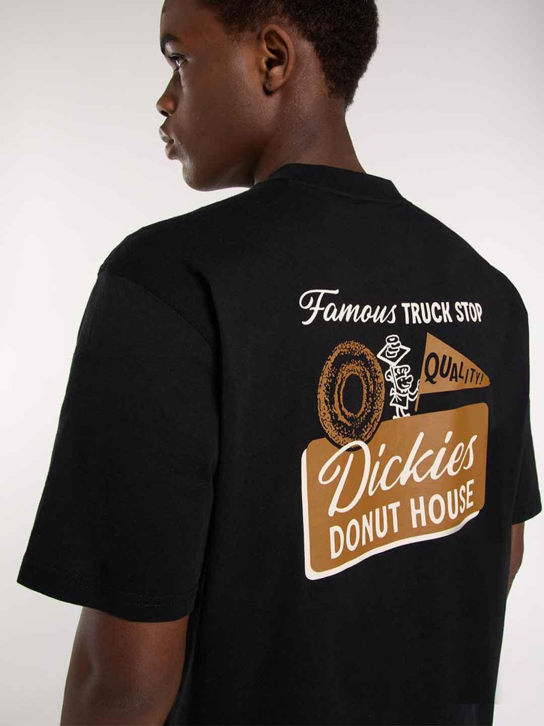 Dickies Donut House t-shirt nero con stampa retro
