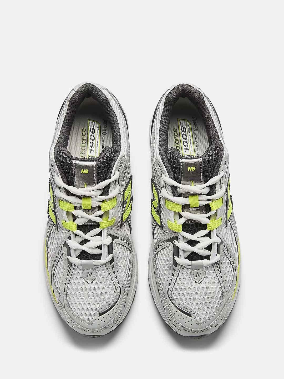 New Balance 1906R sneakers grigio e giallo fluo