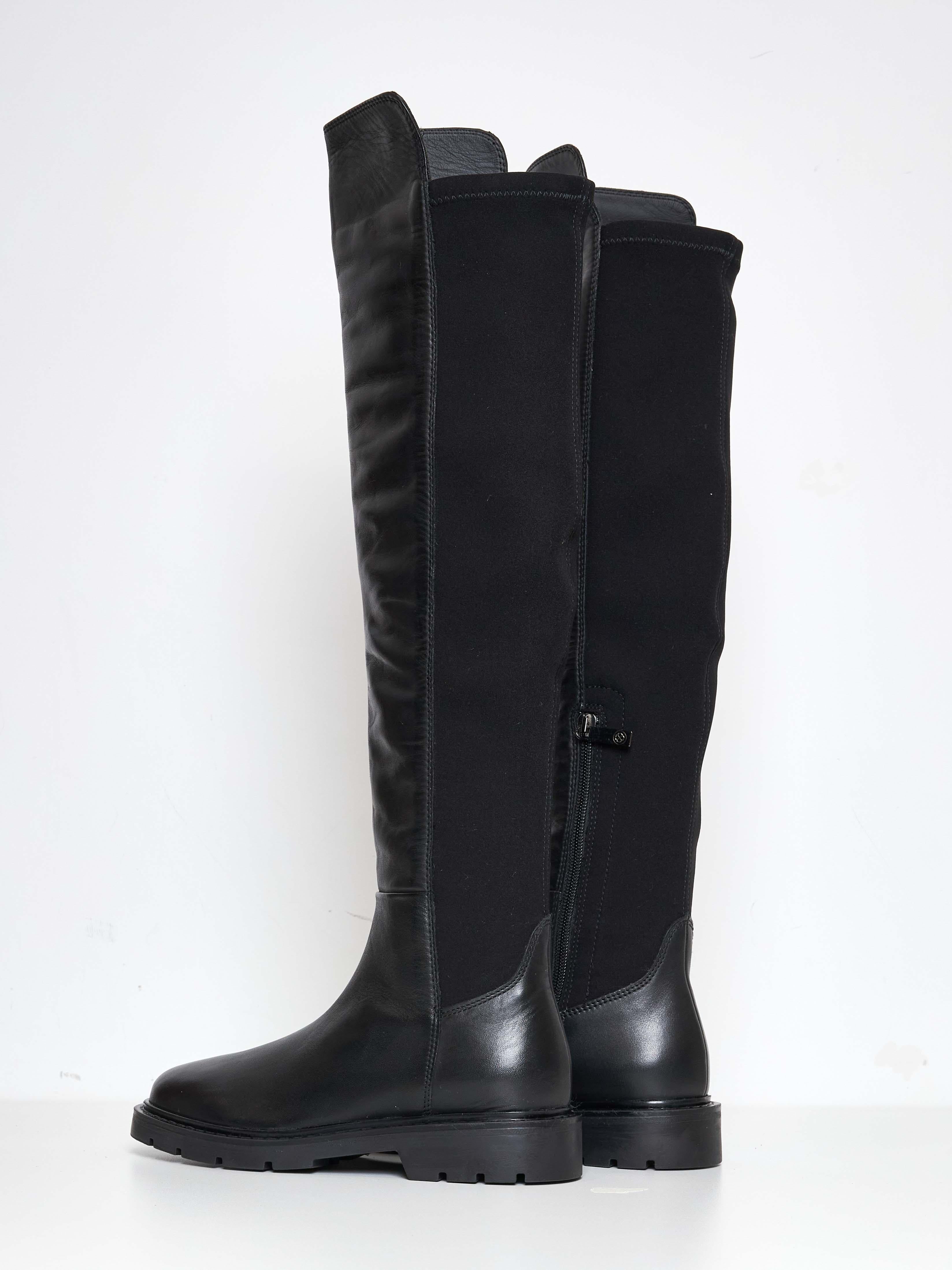 Carmens Brit Stretch stivali nero alti<BR/>