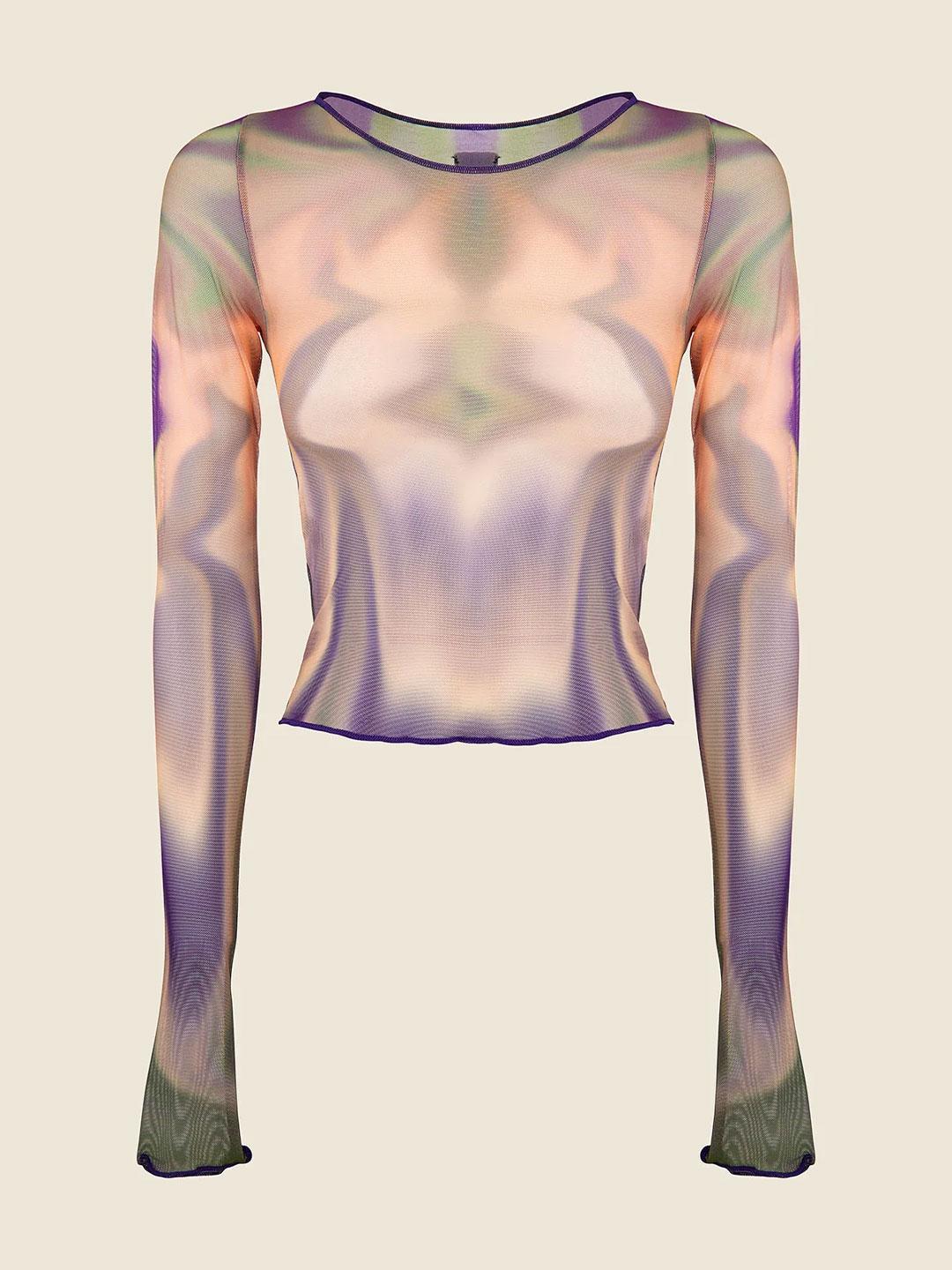 Me Fui top fantasia a manica lunga