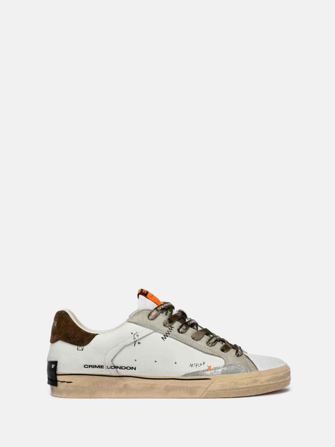 Crime Deconstructed sneakers bianco