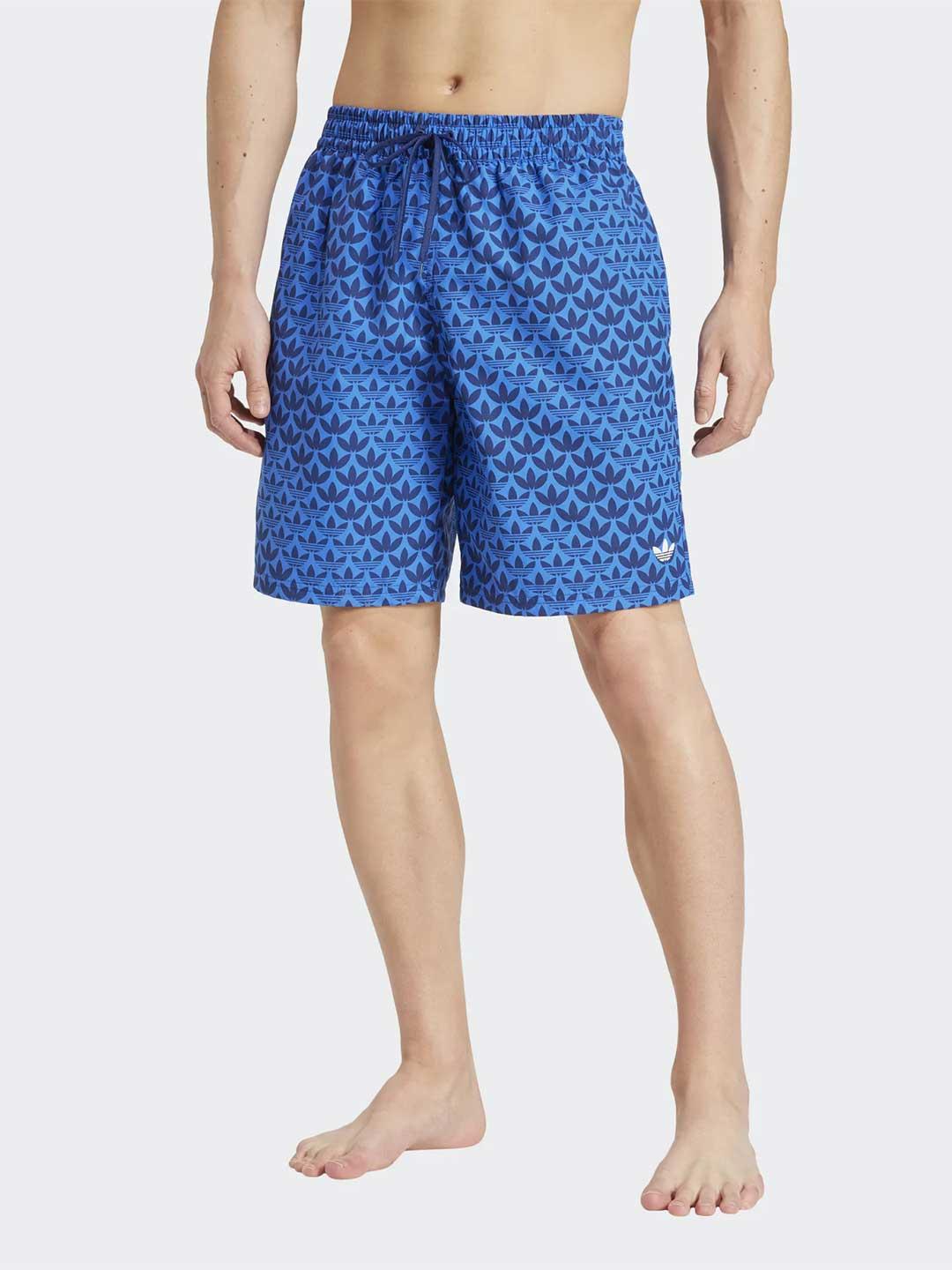 Adidas costume blu monogram