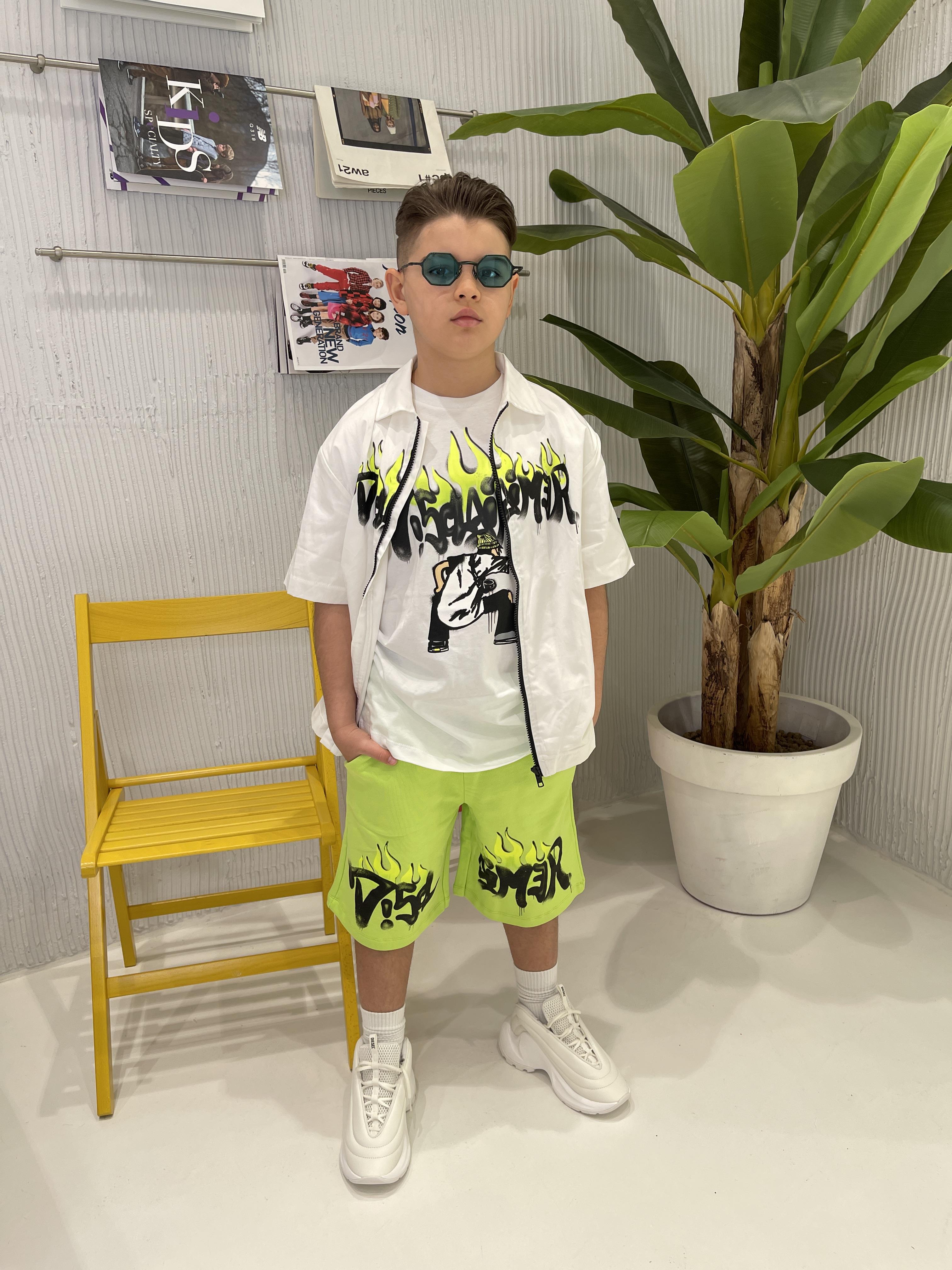 Disclaimer bermuda kids verde