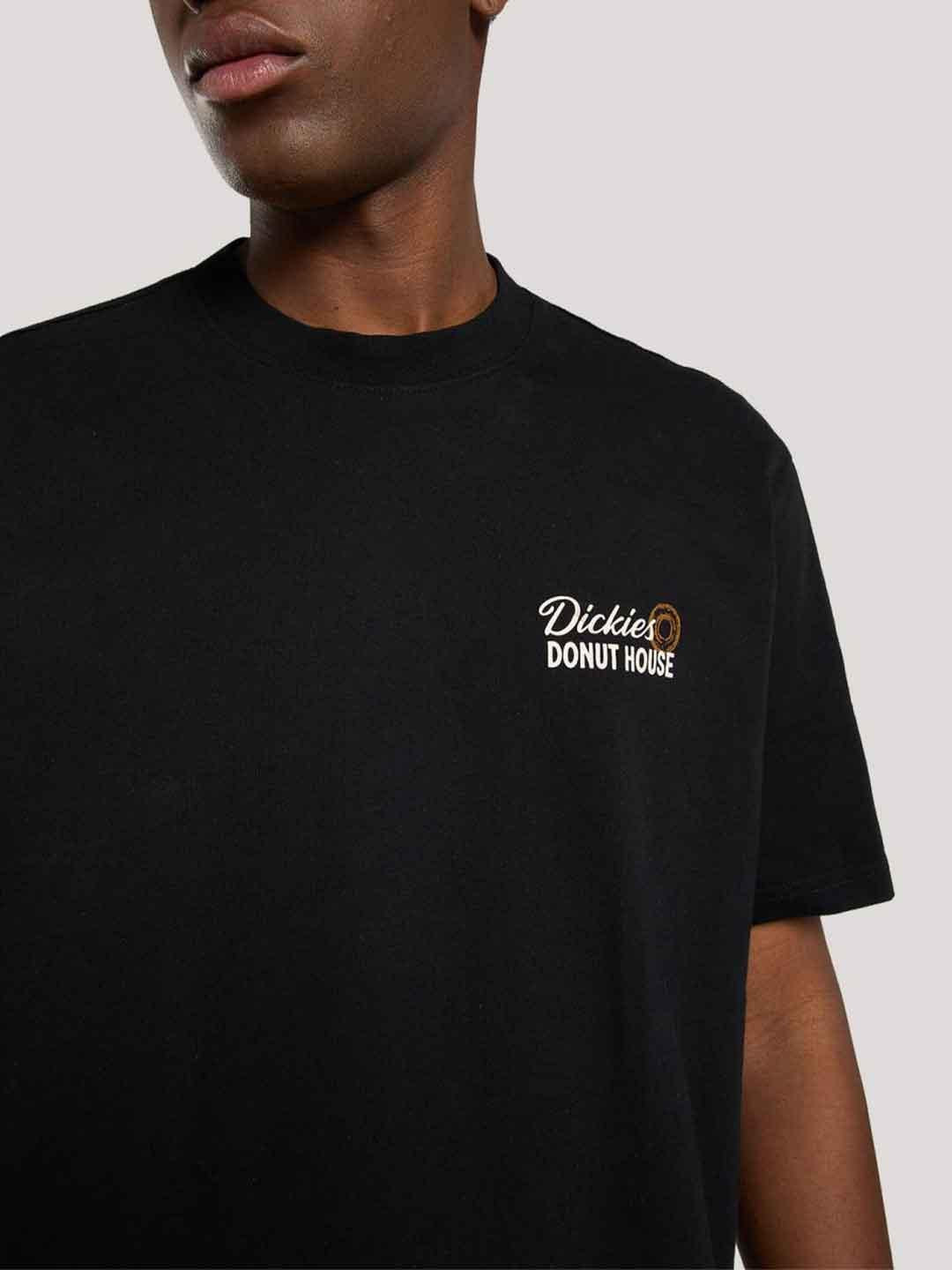 Dickies Donut House t-shirt nero con stampa retro