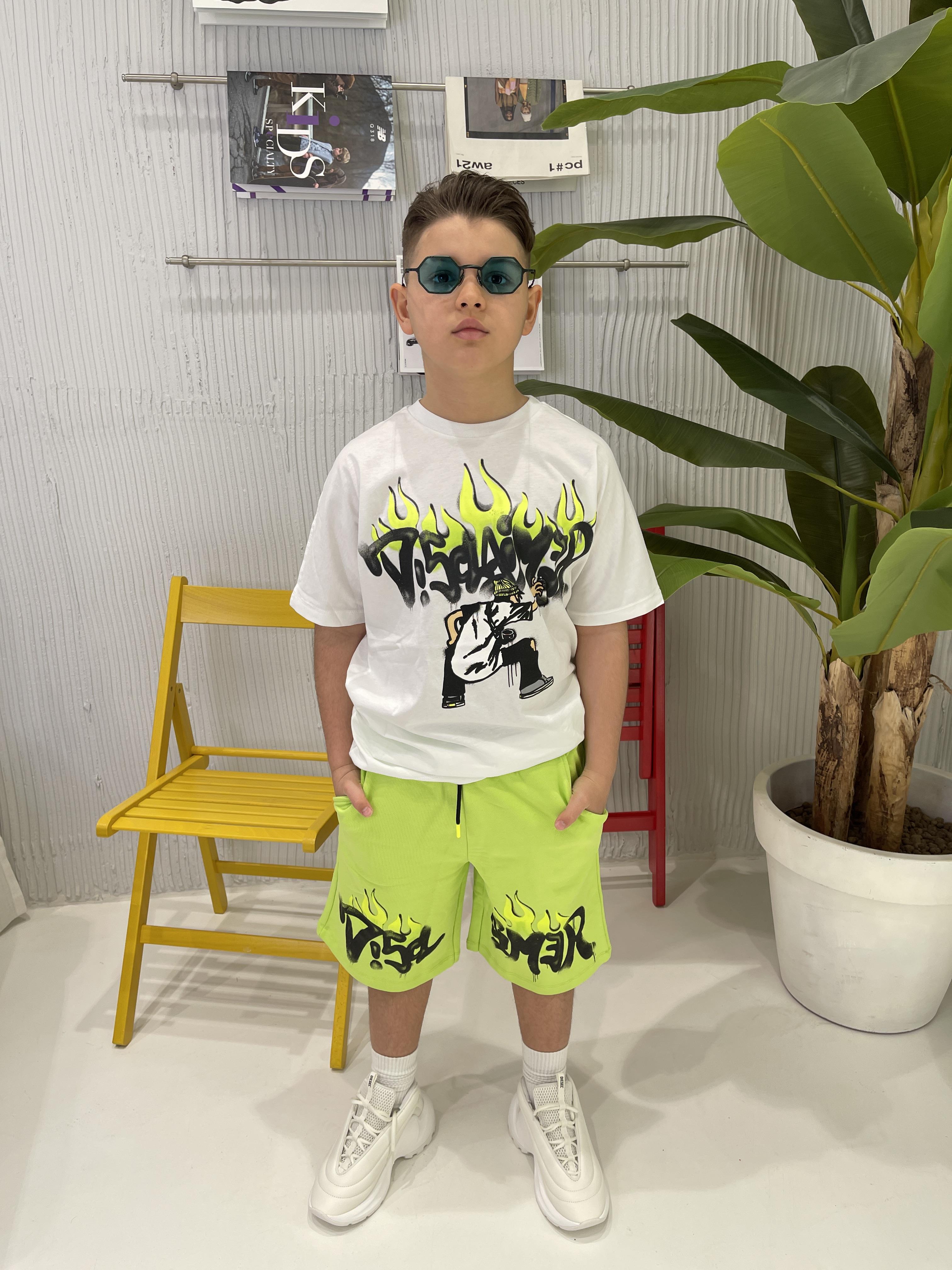 Disclaimer bermuda kids verde