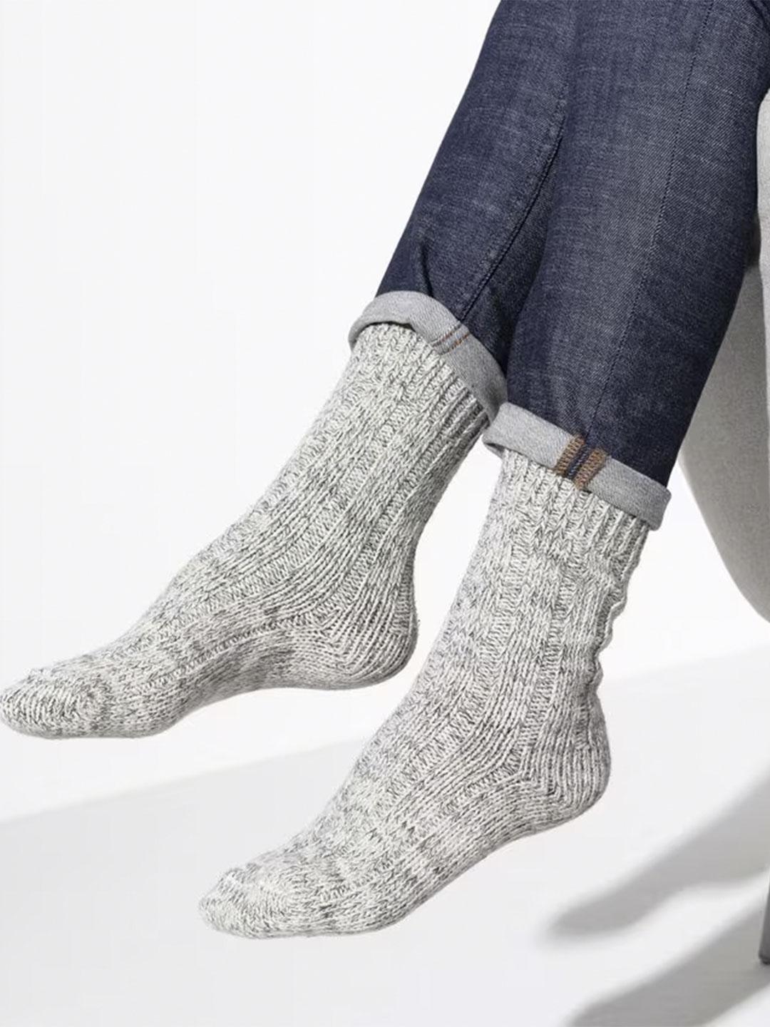 Birkenstock Cotton Twist calzini grigio