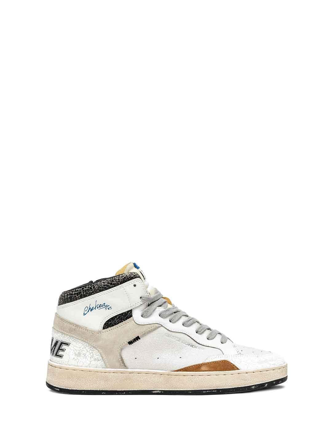 Crime Chelsea Mid sneakers bianco