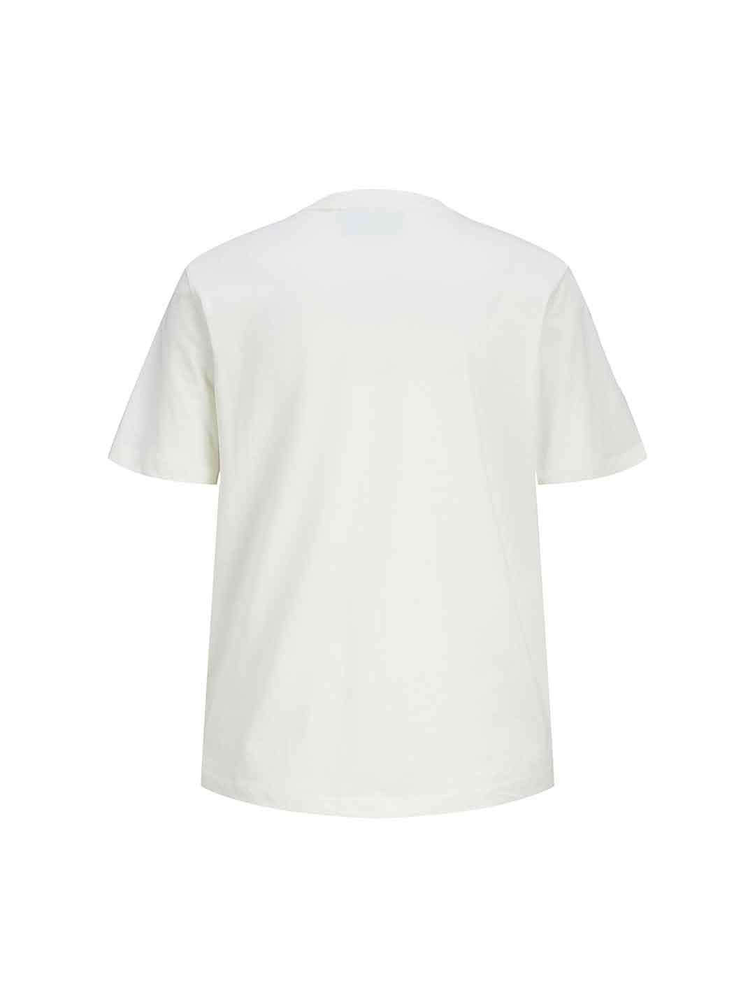JJXX t-shirt panna con stampa verde