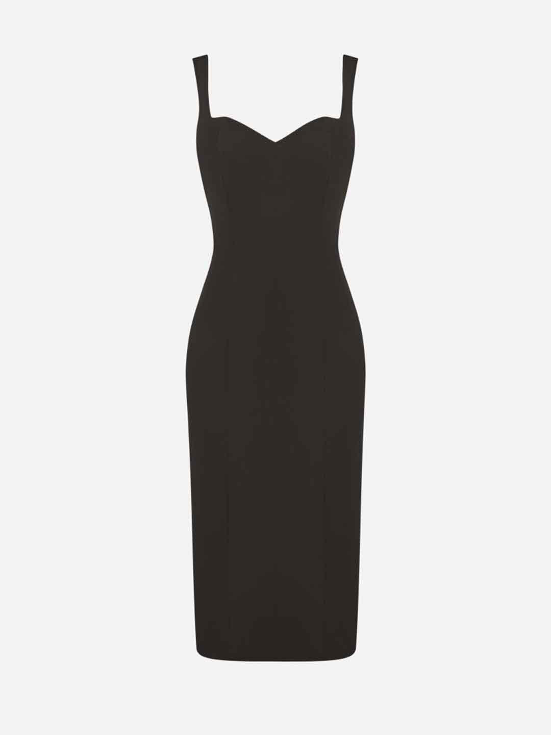 Silence Perfect abito nero a tubino