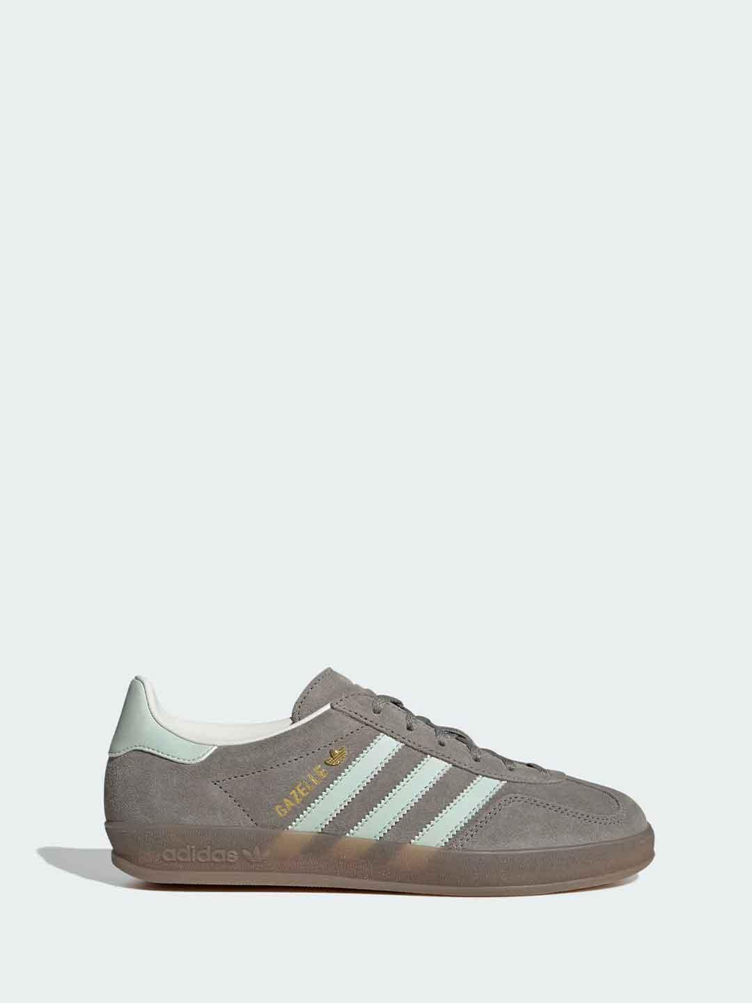 Adidas Gazelle Indoor sneakers fango e verde acqua