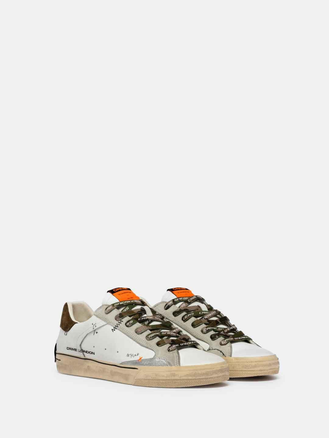 Crime Deconstructed sneakers bianco