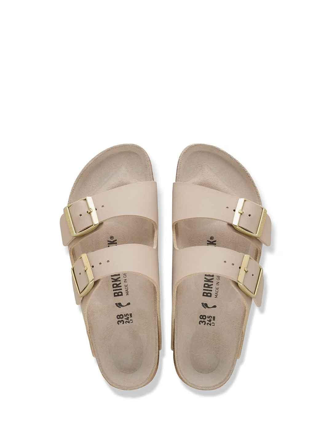 Birkenstock Arizona sandali beige fondo beige