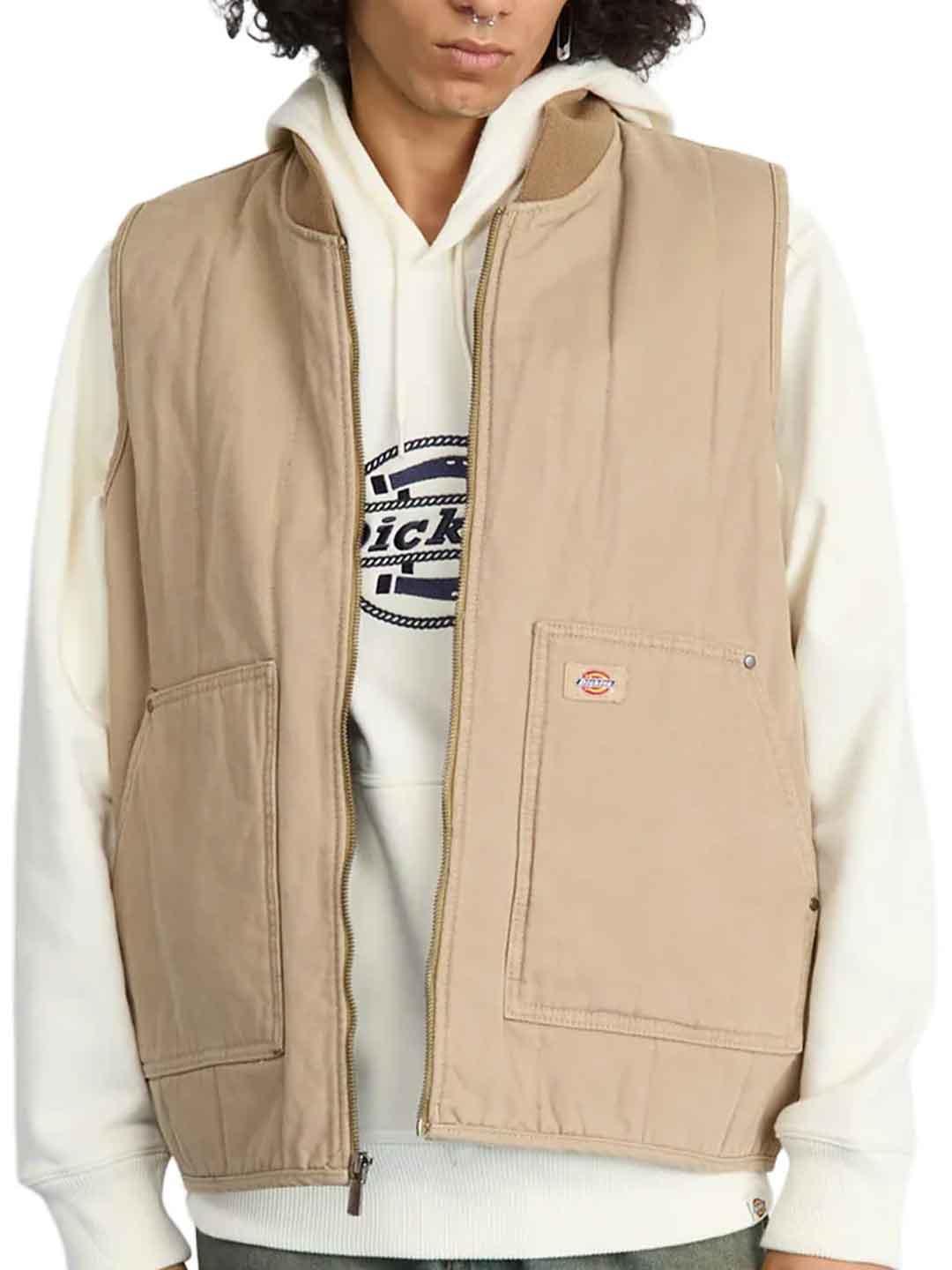 Dickies Canvas Vest smanicato beige