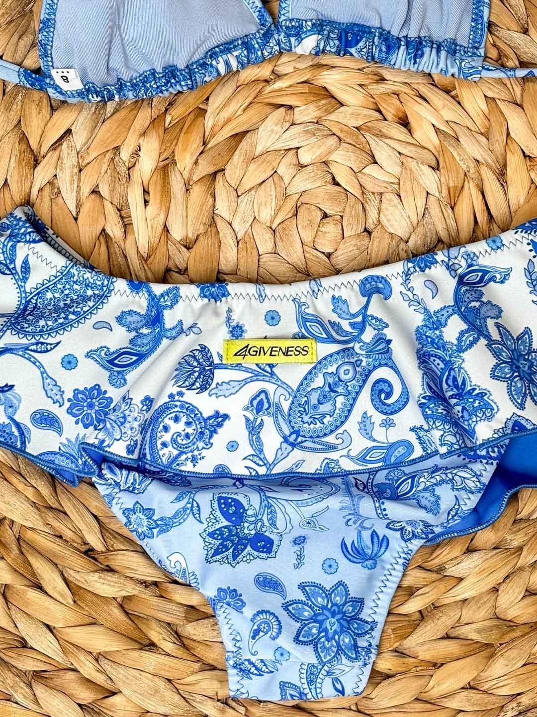 4Giveness costume kids azzurro a triangolo