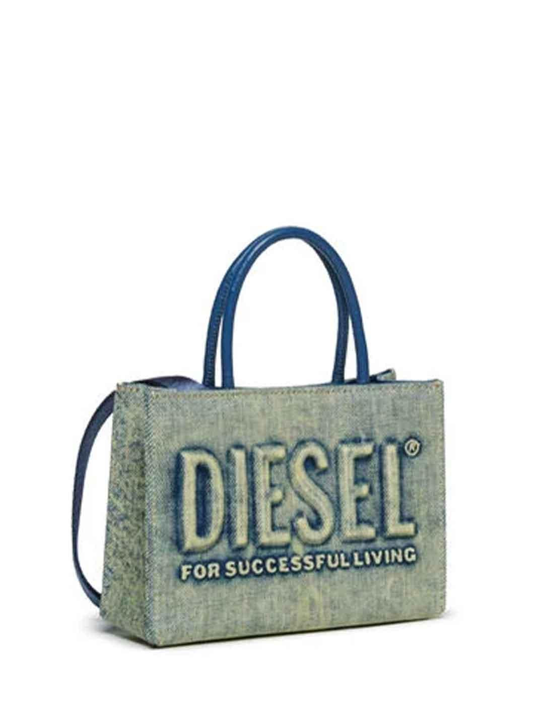 Diesel 3D Mini Bag borsa giallo in jeans