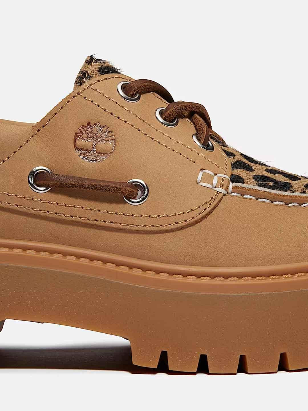 Timberland Plateau Stone Street mocassino beige maculato