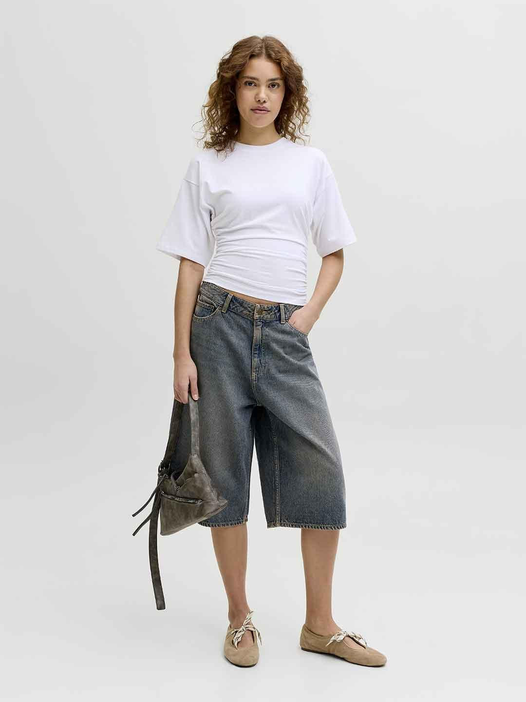 JJXX Kyoto bermuda in jeans baggy
