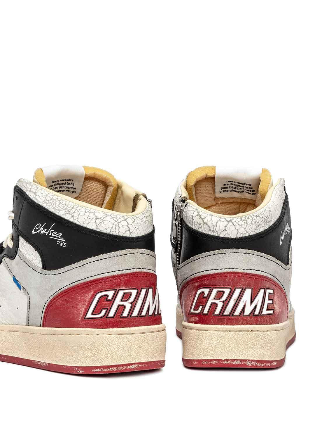 Crime Chelsea Mid sneakers bianco