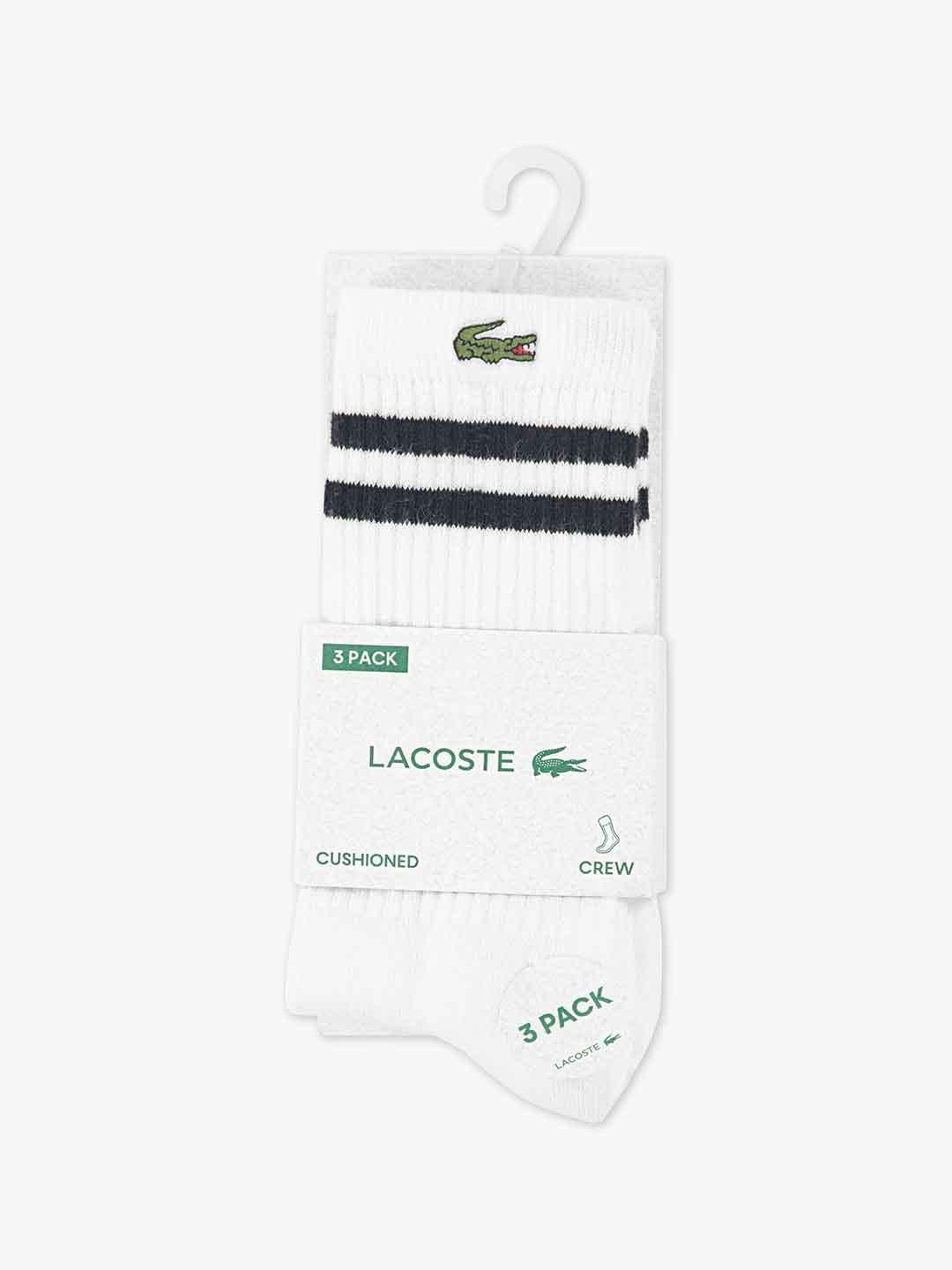 Lacoste calzini kids bianco set da 3 paia