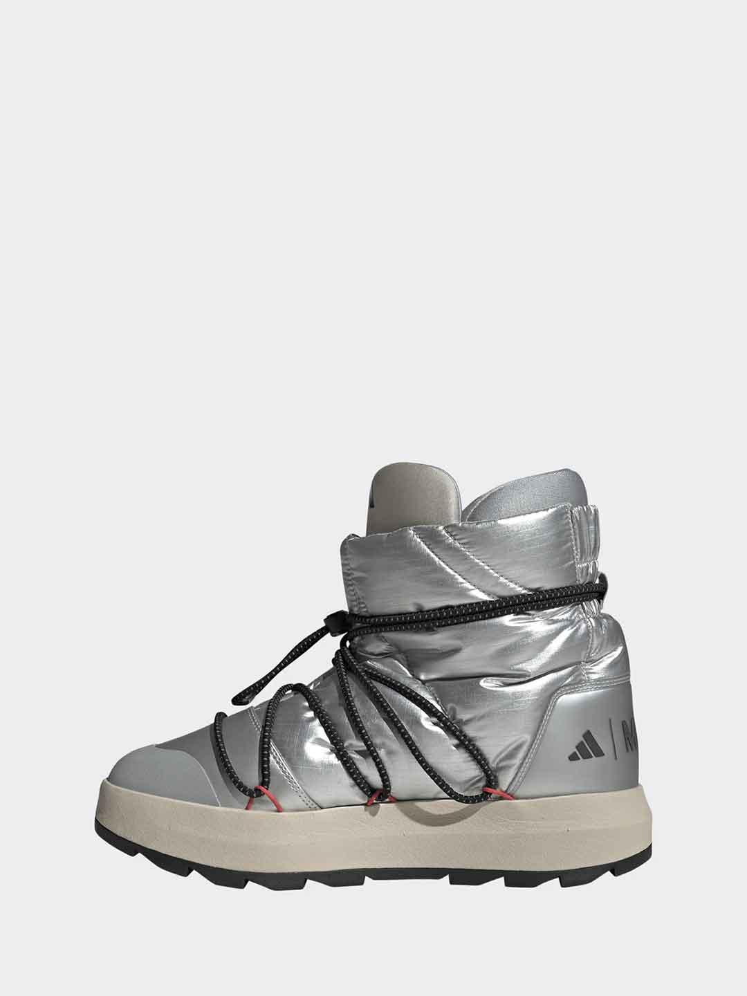 Adidas Ace Mid stivali argento x Moon Boot