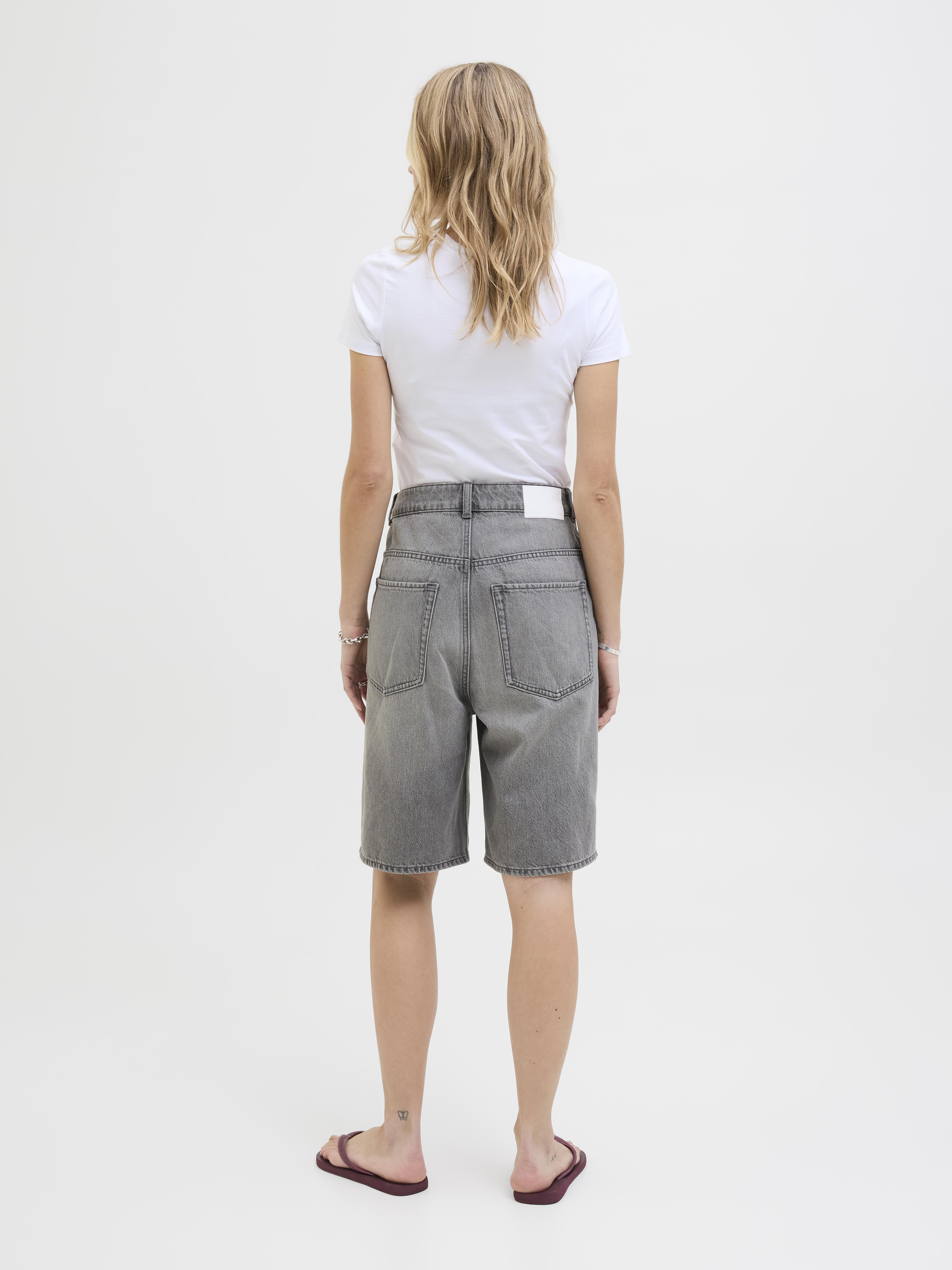JJXX Erin bermuda grigio in jeans
