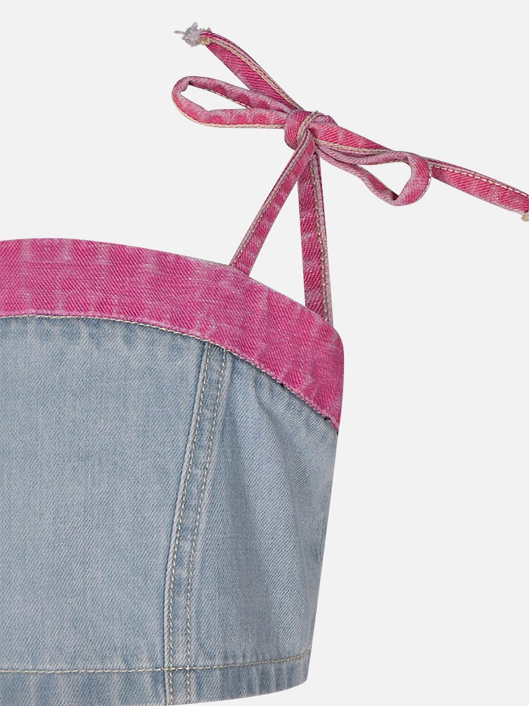 Marc Ellis top kids in jeans crop