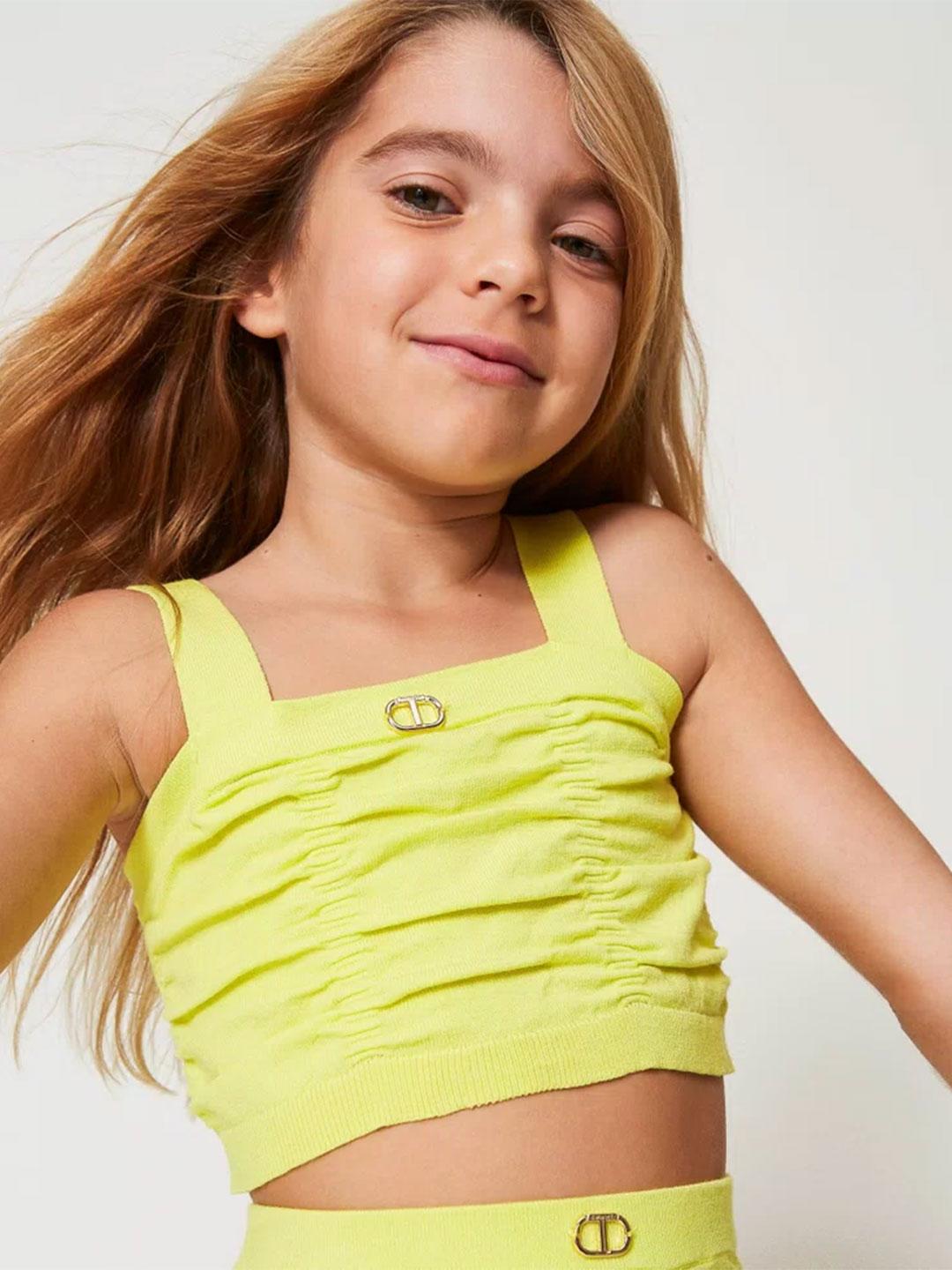 Twinset top kids giallo
