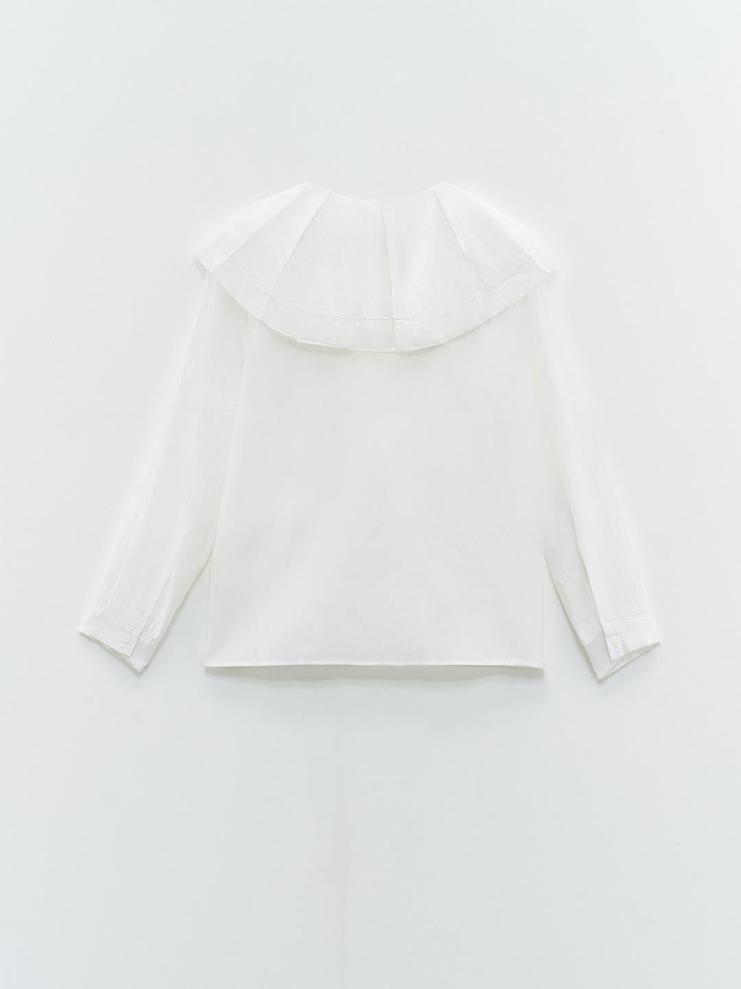 Eleh camicia bianco con colletto