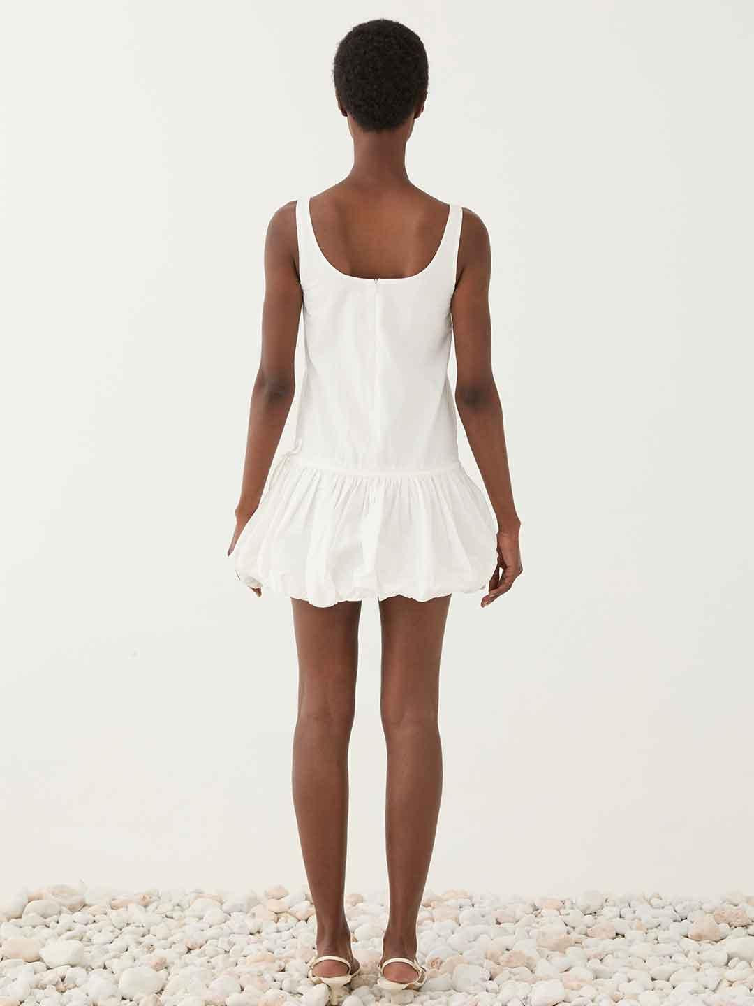 Eleh abito bianco corto