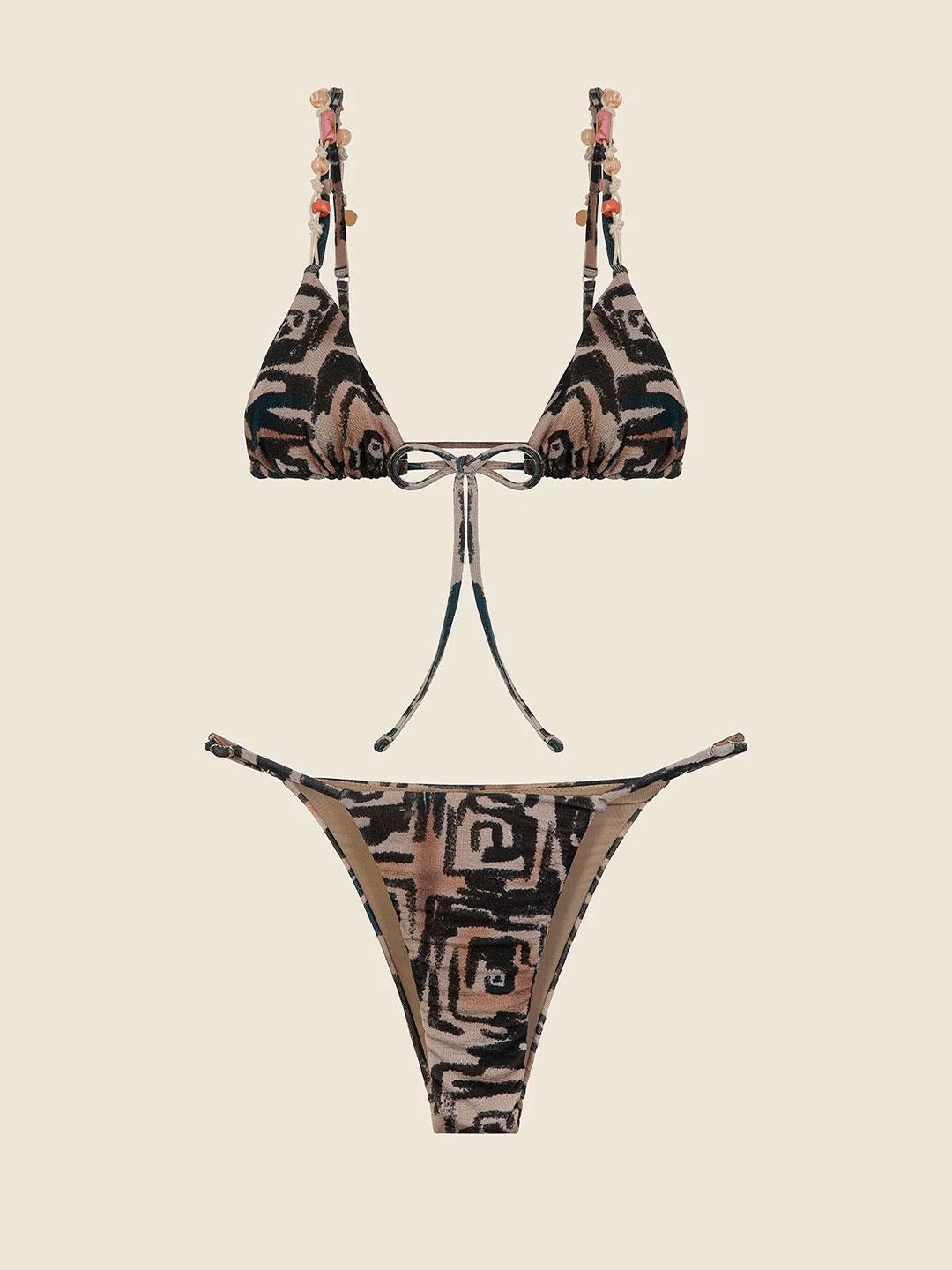 Me Fui costume a fantasia a triangolo con slip fisso