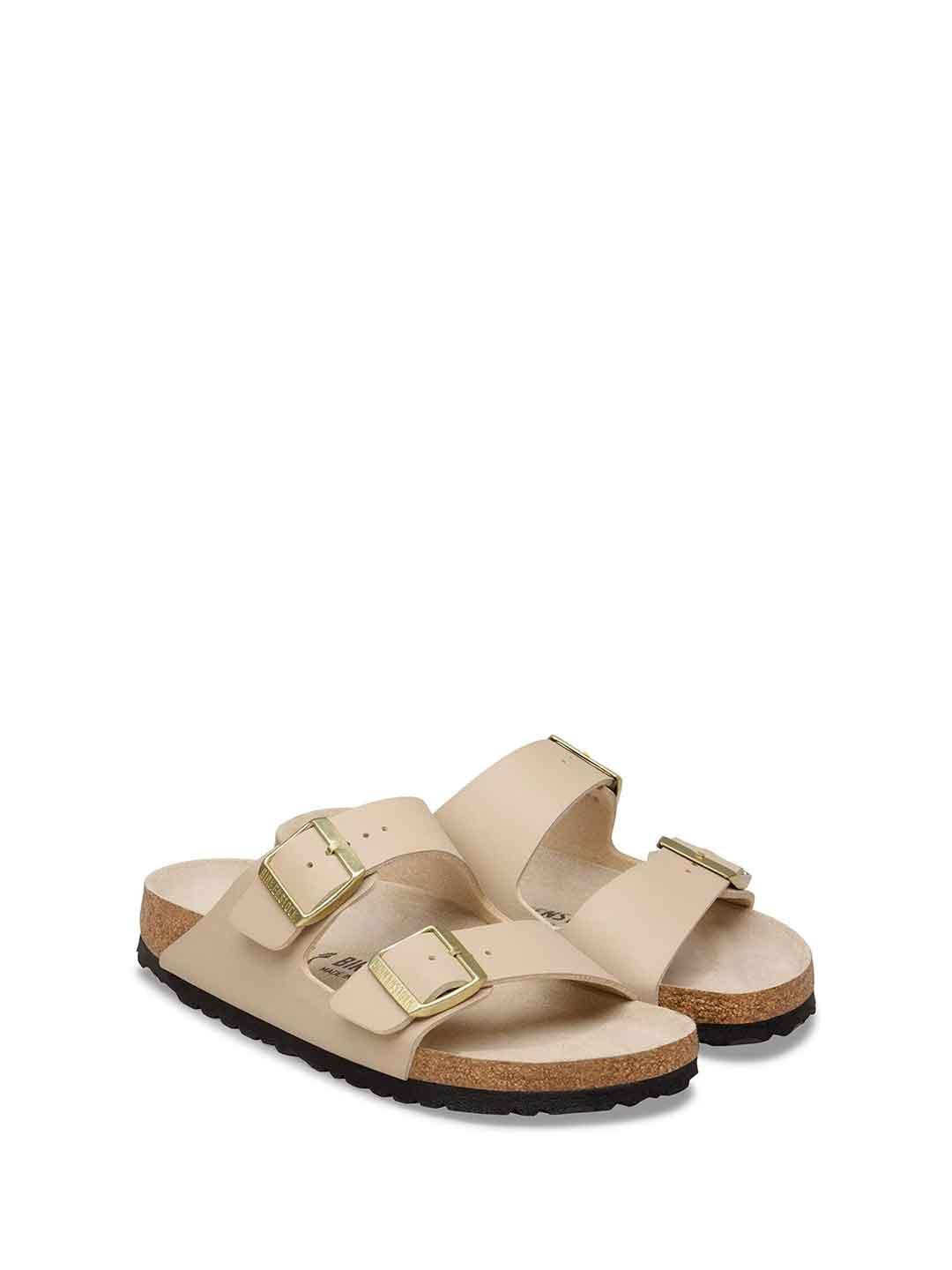Birkenstock Arizona sandali beige fondo beige
