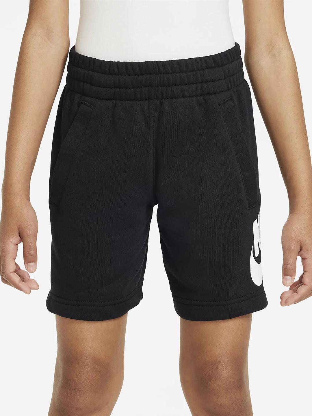 Nike bermuda kids nero con logo