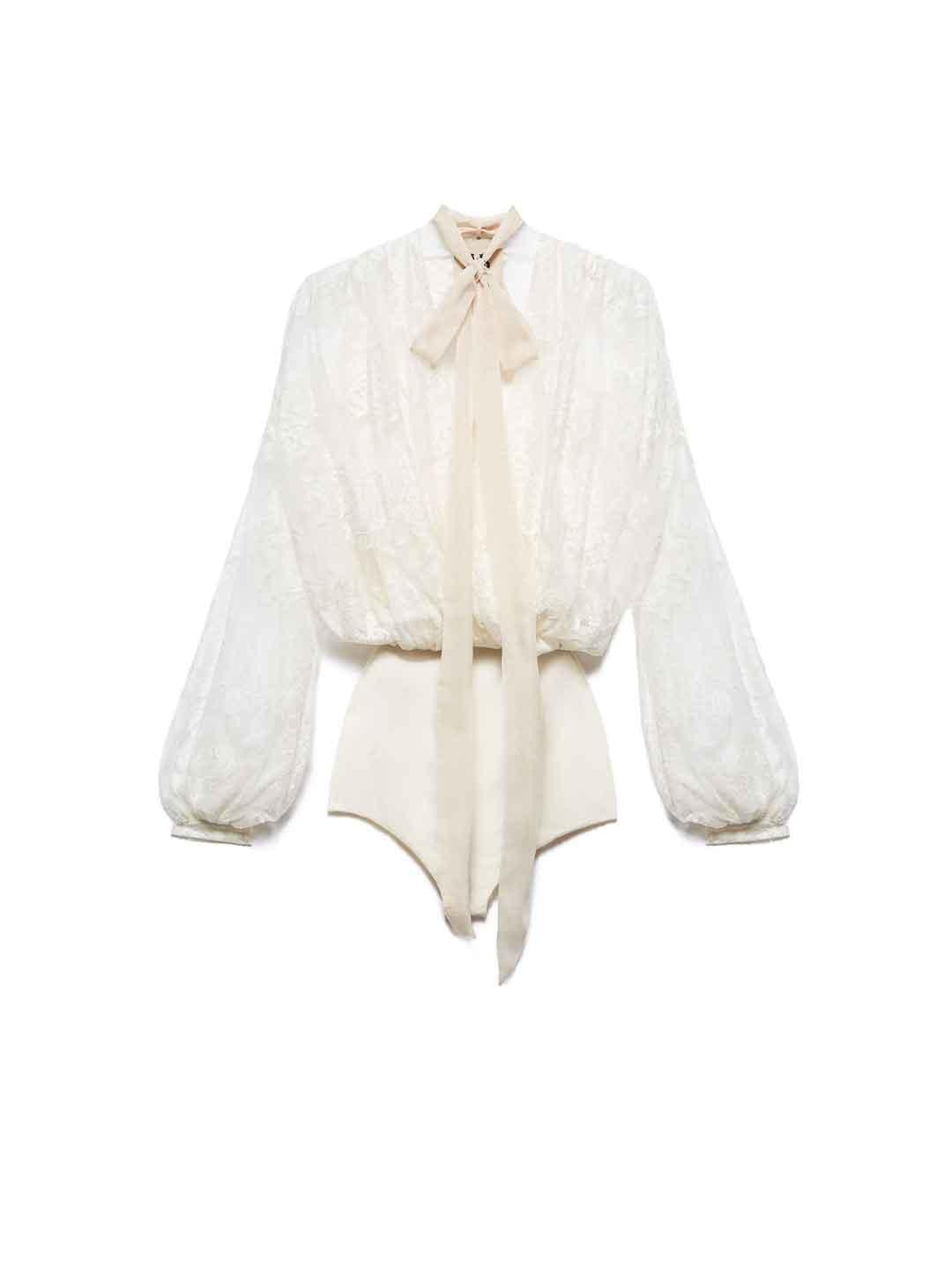 Aniye By Tamara body bianco in pizzo