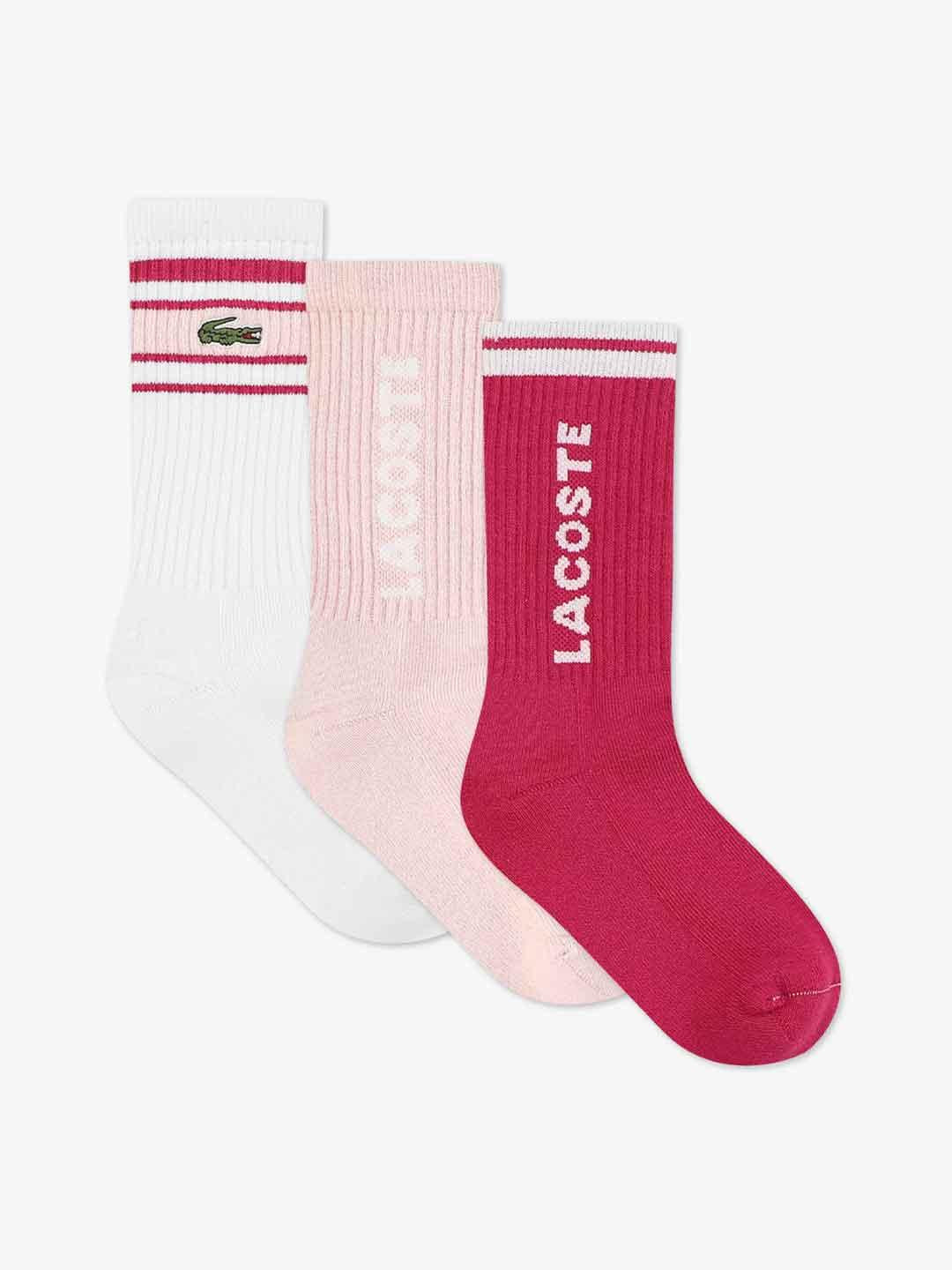 Lacoste calzini kids multicolor  set da 3 paia