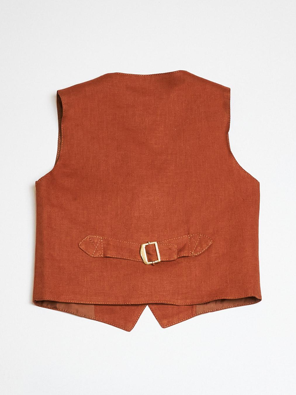 Daniele Alessandrini gilet marrone neonati