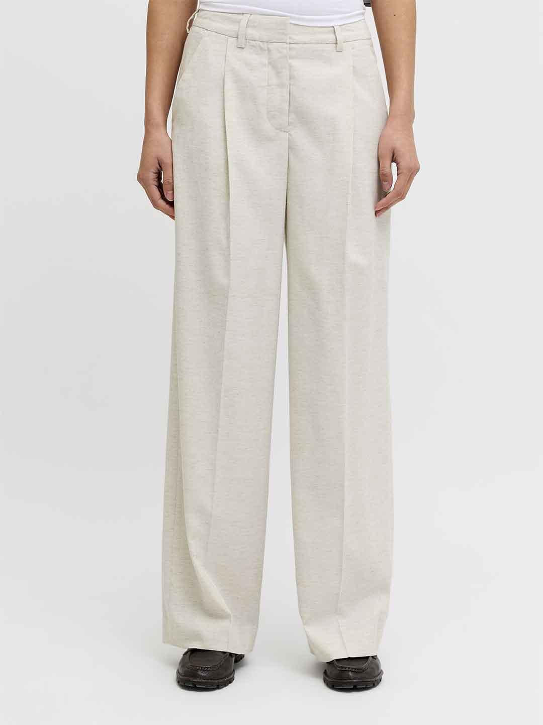JJXX Aya pantalone grigio wide leg