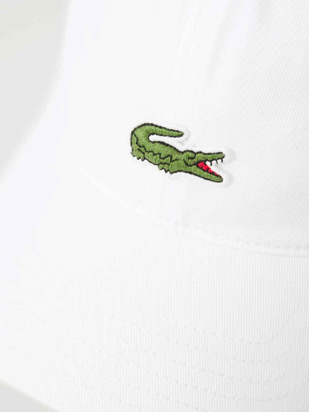 Lacoste cappello kids bianco