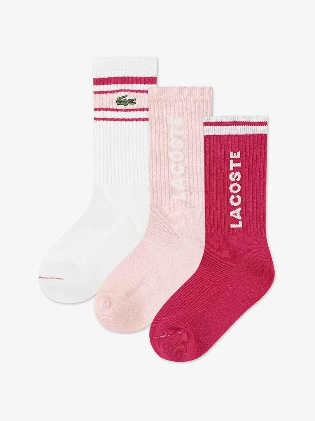 Lacoste calzini kids multicolor  set da 3 paia