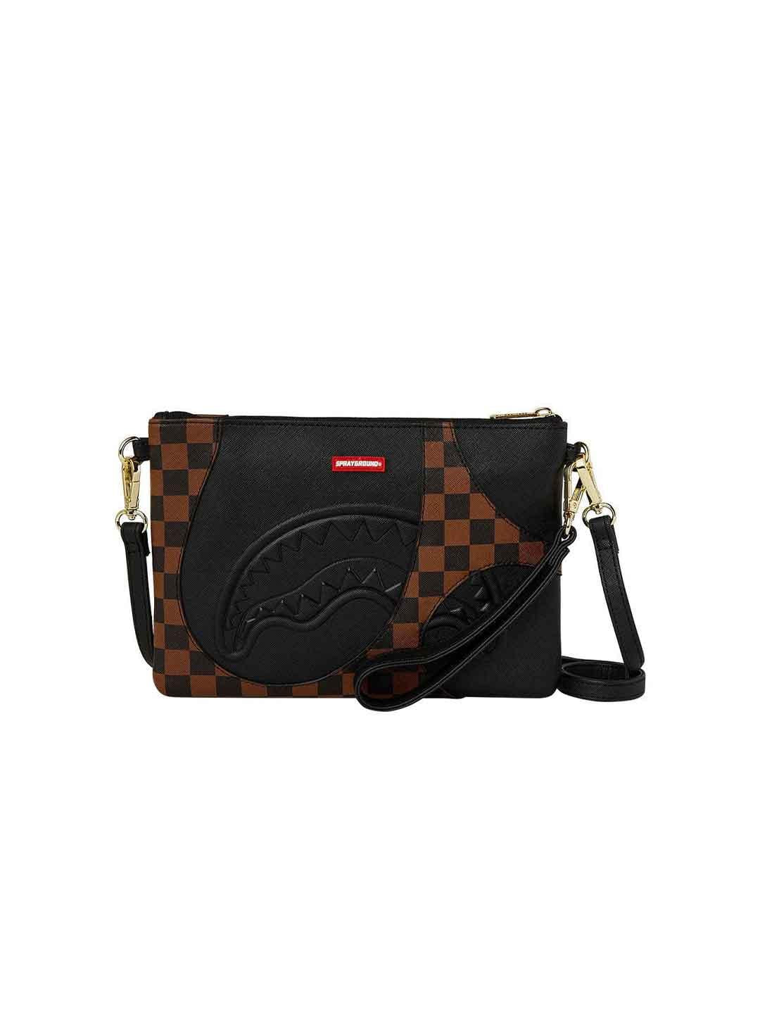 Sprayground Jetstream Brown pochette marrone