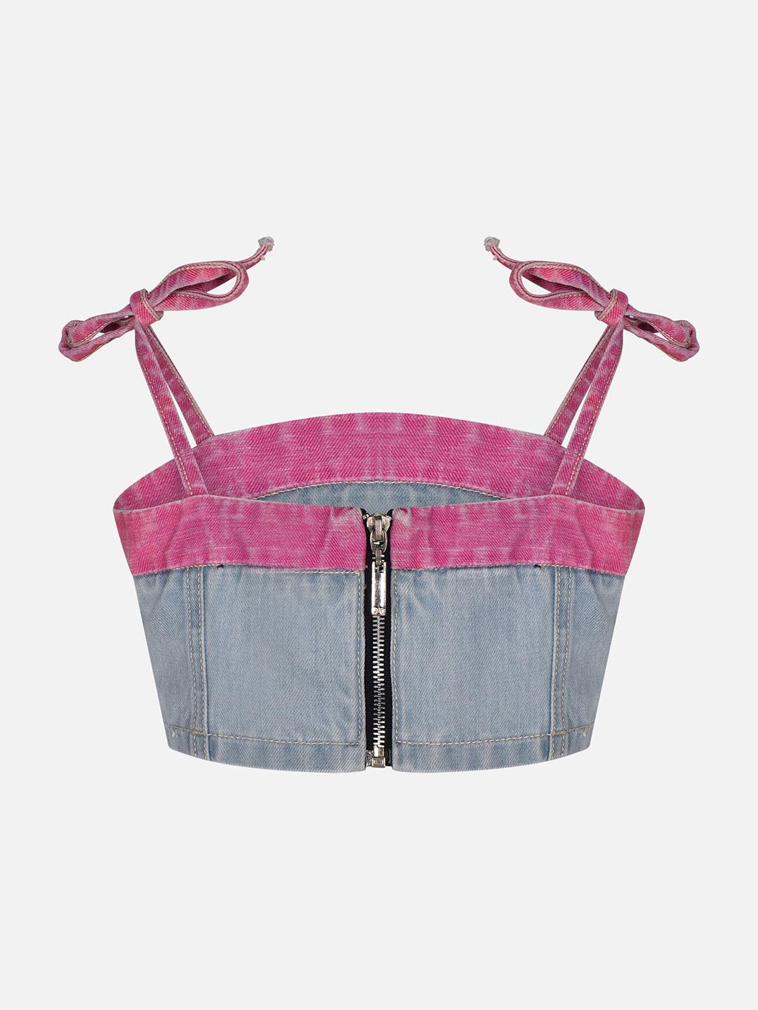 Marc Ellis top kids in jeans crop