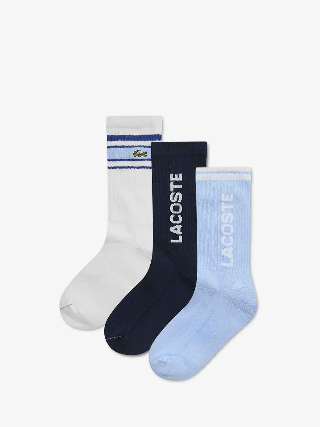 Lacoste calzini kids multicolor set da 3 paia